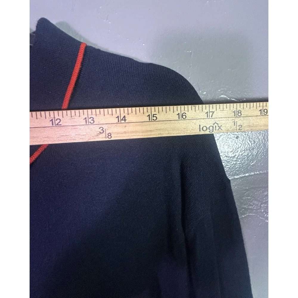 Banana Republic long-sleeve luxury blend polo sweater Silk Cotton Cashmere XL